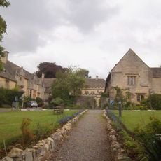 Leckhampton Court With Wall And Gate Piers