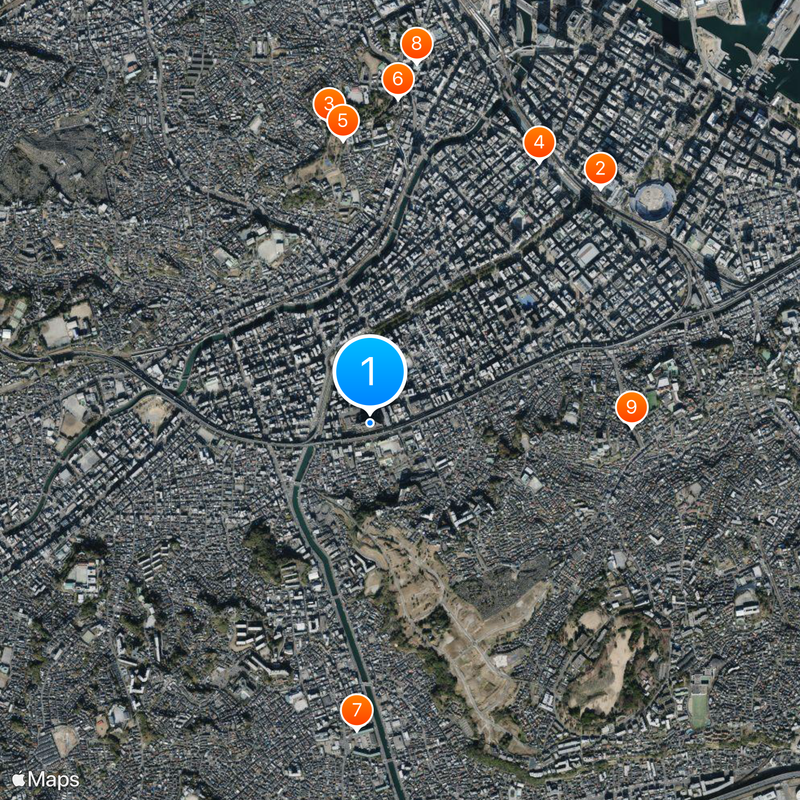 Yokohama City University Medical Center Mapa