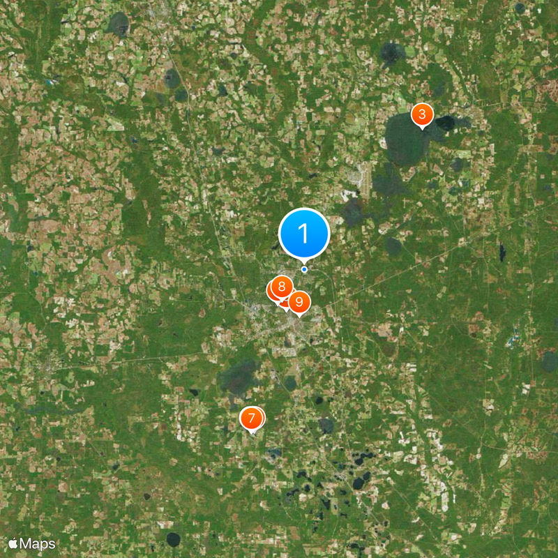 Valdosta High School Map