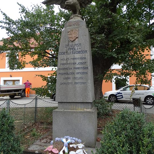 World War I memorial in Hrnčíře