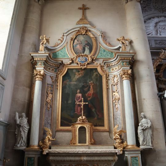 Saint Barbara altar of Église Saint-Symphorien de Gy