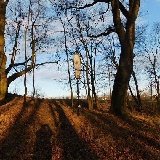 Obrázek na křížové cestě v Polné