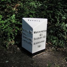 Milepost Near Slade Covert