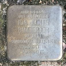 Stolperstein dedicated to Ida Judith Bamberger