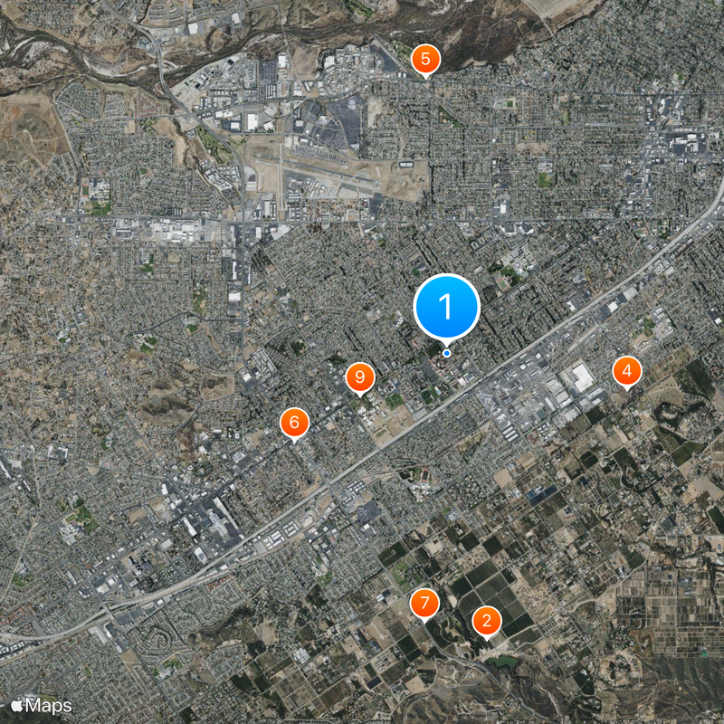 California Baptist University Map