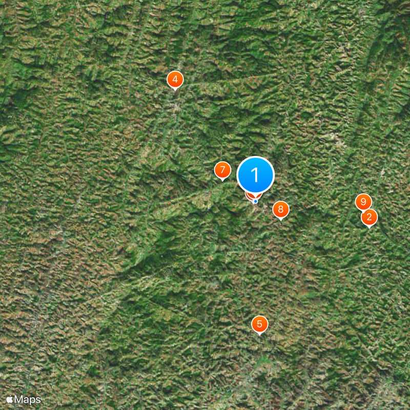 Carangola Map