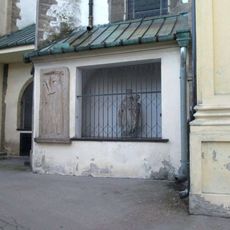 Socha u kostela Povýšení svatého Kříže v Prostějově