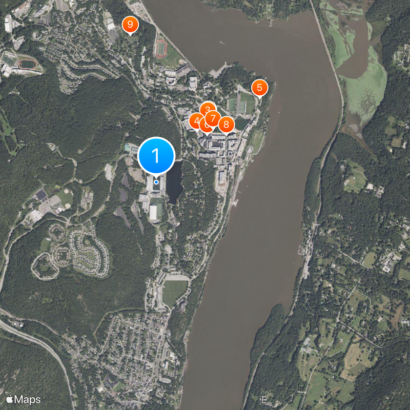 Michie Stadium Kaart