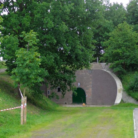 Fort Vechten, flankbatterij D