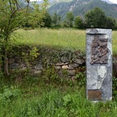 Kreuzweg Göriach Bildsäule, 6. Kreuzwegstation Veronika reicht Jesus das Schweißtuch