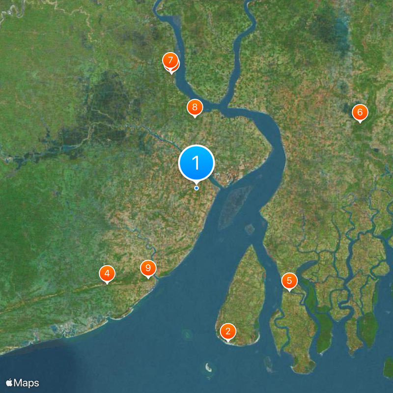 Nandigram Map