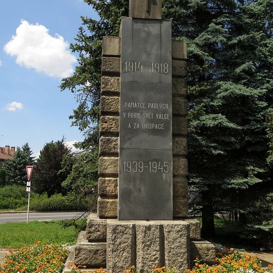 Pomník obětem I. a II. světové války