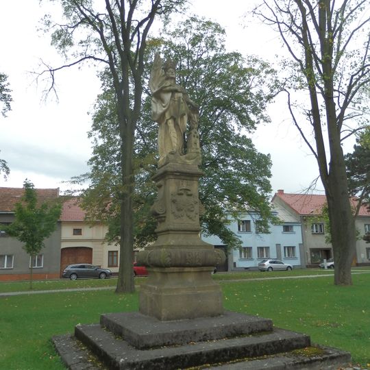 Sochy svatého Floriána a svatého Jana Nepomuckého