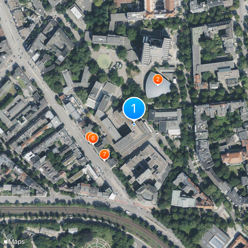 University of Hamburg Map