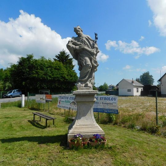 Socha svatého Jana Nepomuckého v Rozkoši