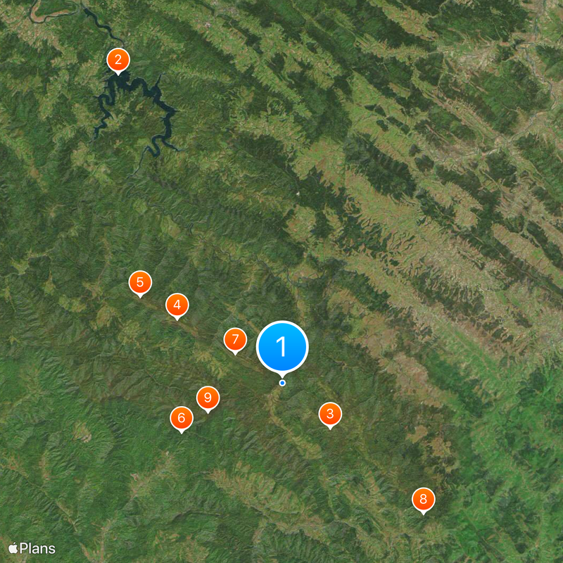 Parque nacional Bieszczady Mapa