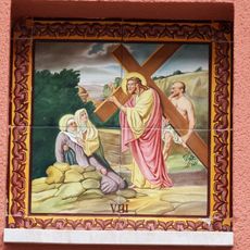 Station VIII of Via Crucis in Alboraia