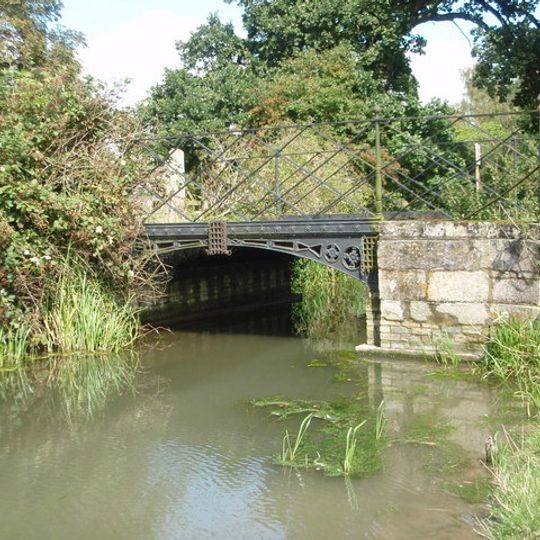 Bridge Spanning Quy Water To South Of Quy Hall