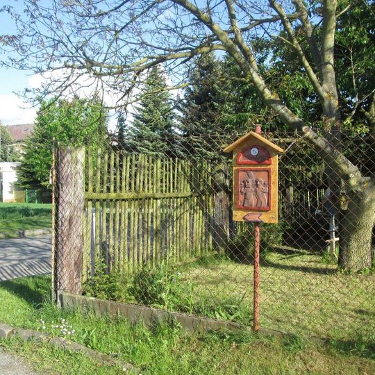 Obrázek na křížové cestě v Dýšině - 5. zastavení