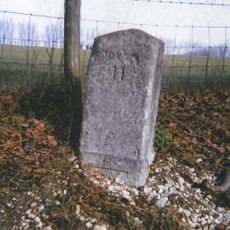 Milestone, Dover Road, opp. Rose Lane