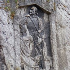 Trenčiansky hrad, reliéf pamätný