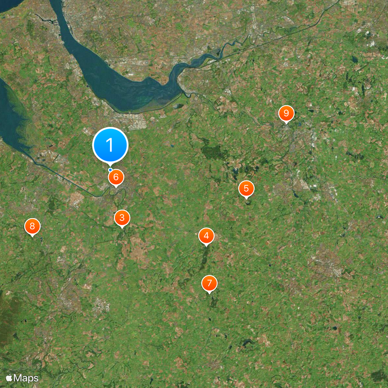 Cheshire West and Chester Map