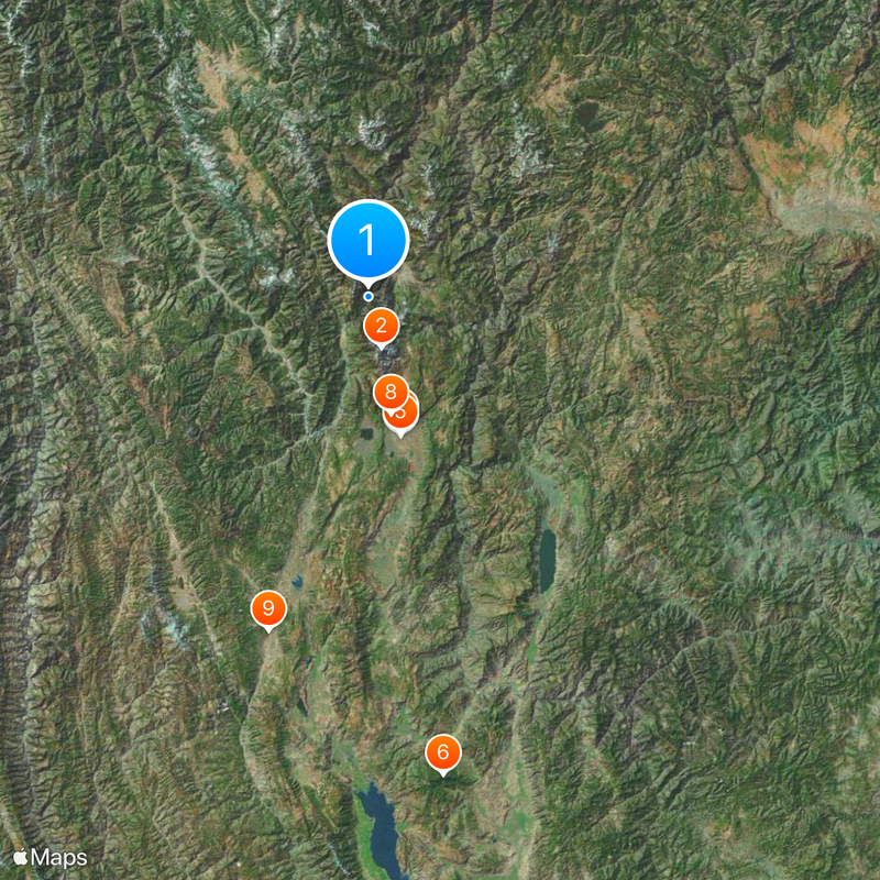 Tiger Leaping Gorge Mapa