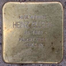 Stolperstein dedicated to Heinz Ellern