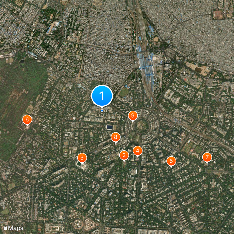 Lady Hardinge Medical College Map