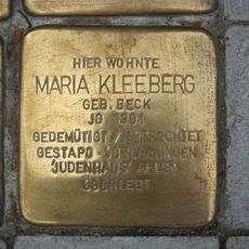 Stolperstein à la mémoire de Maria Kleeberg
