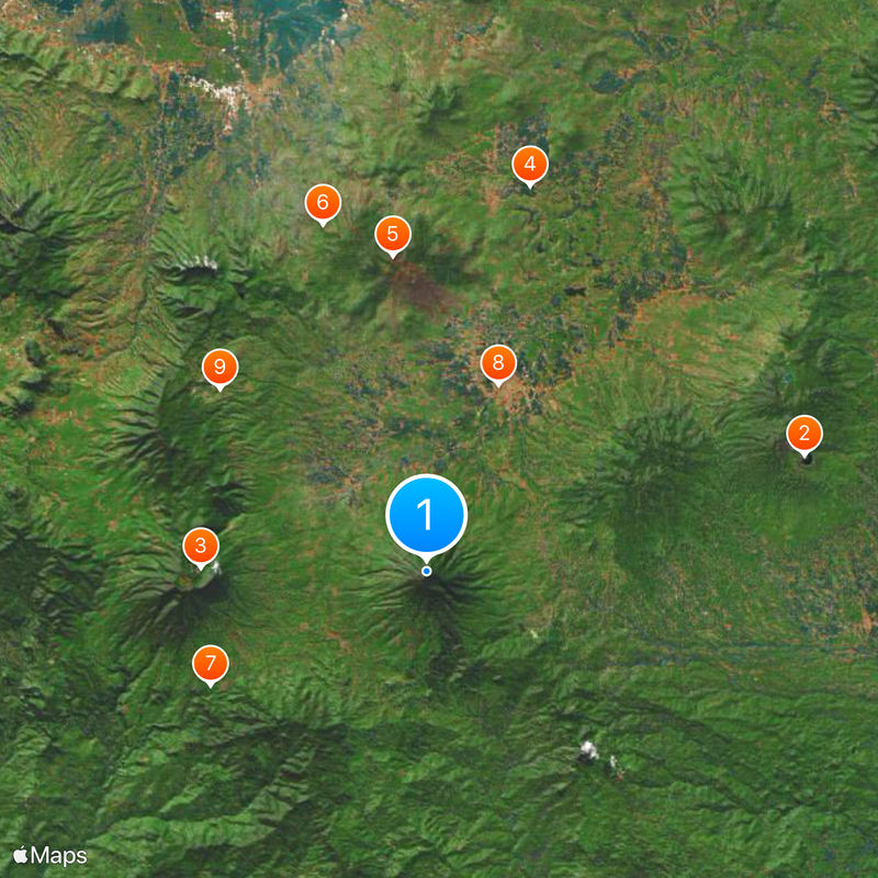 Gunung Cikuray Karte