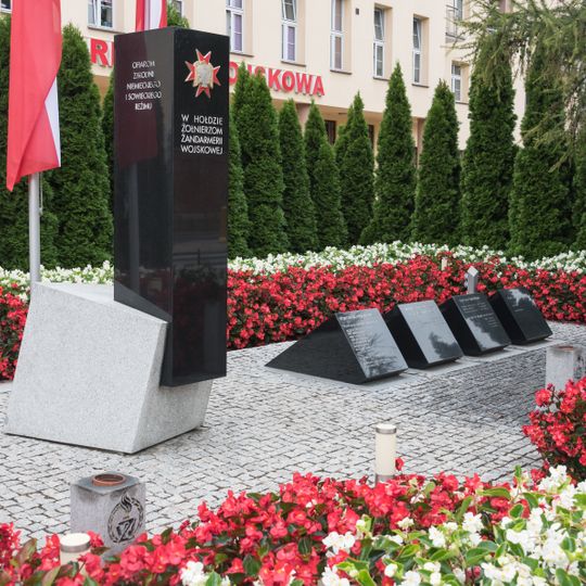 Monument to Soldiers of Military Gendarmerie at Ostroroga Street in Warsaw