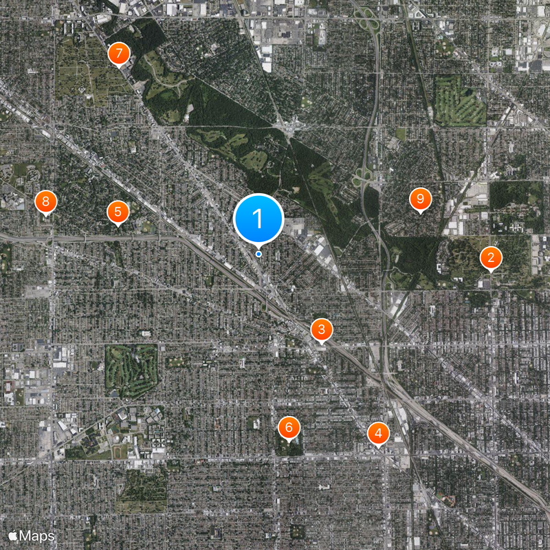 Jefferson Park Map