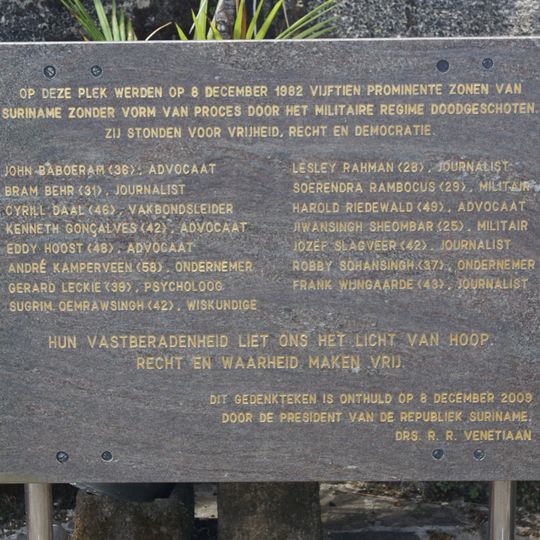 Gedenkteken Decembermoorden