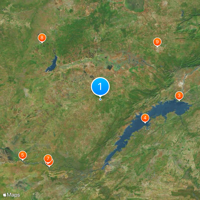Southern Province Map
