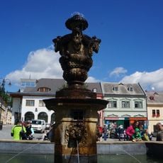 Fountain at Masarykovo náměstí in Jilemnice