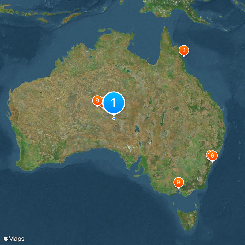 Mainland Australia Map