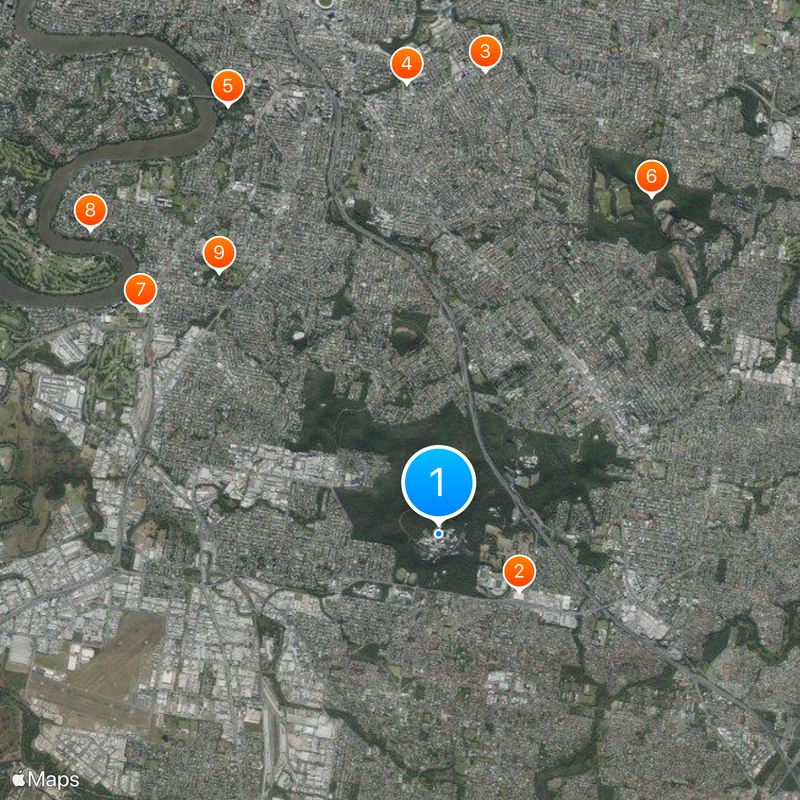 Griffith University Map
