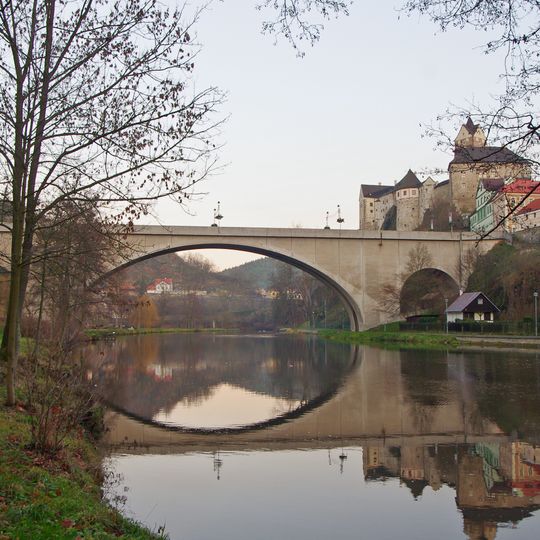 Road bridge in Loket