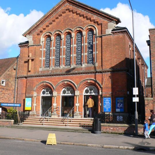 United Reform Church And Hall With Attached Gates And Railings At Front