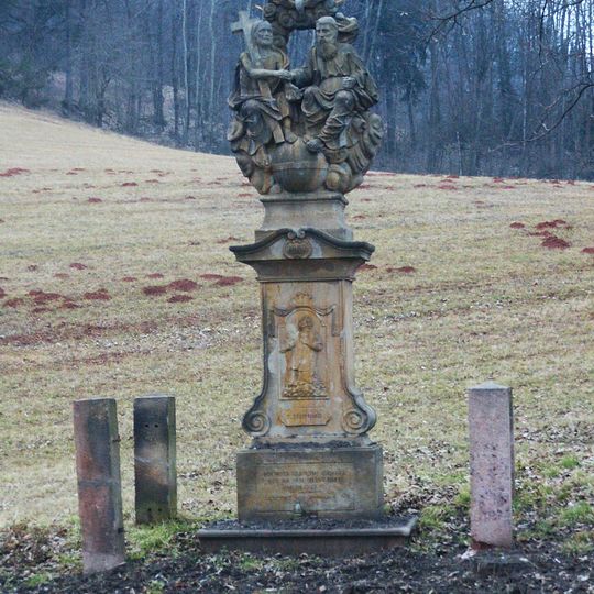 Statue of Holy Trinity in Vidochov