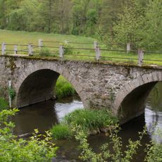 Stone bridge over the Sázava near Štukhejlský mlýn