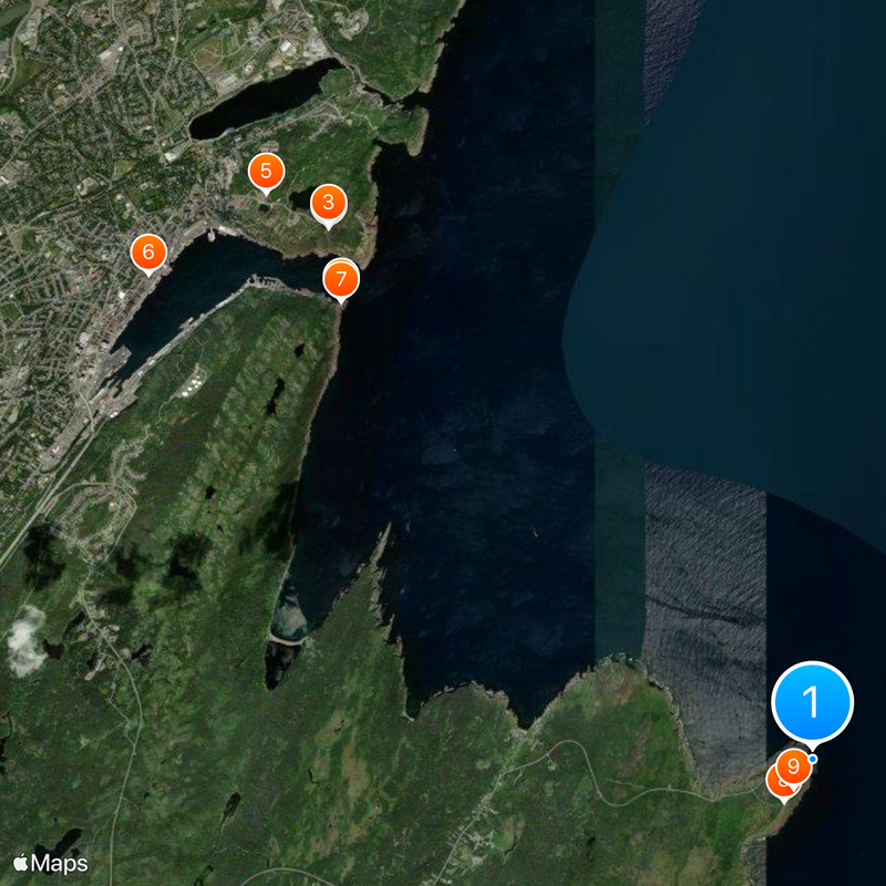 Cape Spear Map