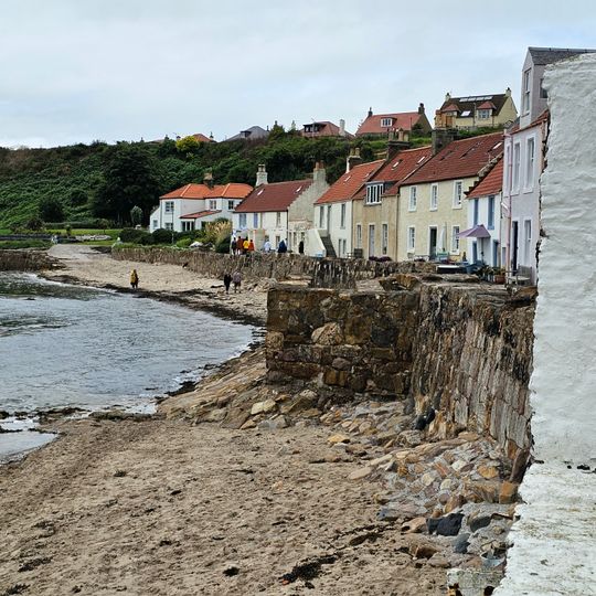 Pittenweem, West Shore, Retaining Wall