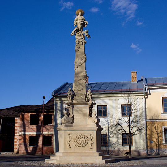 Socha Panny Márie na stĺpe, socha-kópia