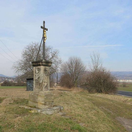 Kříž na rozcestí silnice 15 a ulice Generála Svobody v Sulejovicích