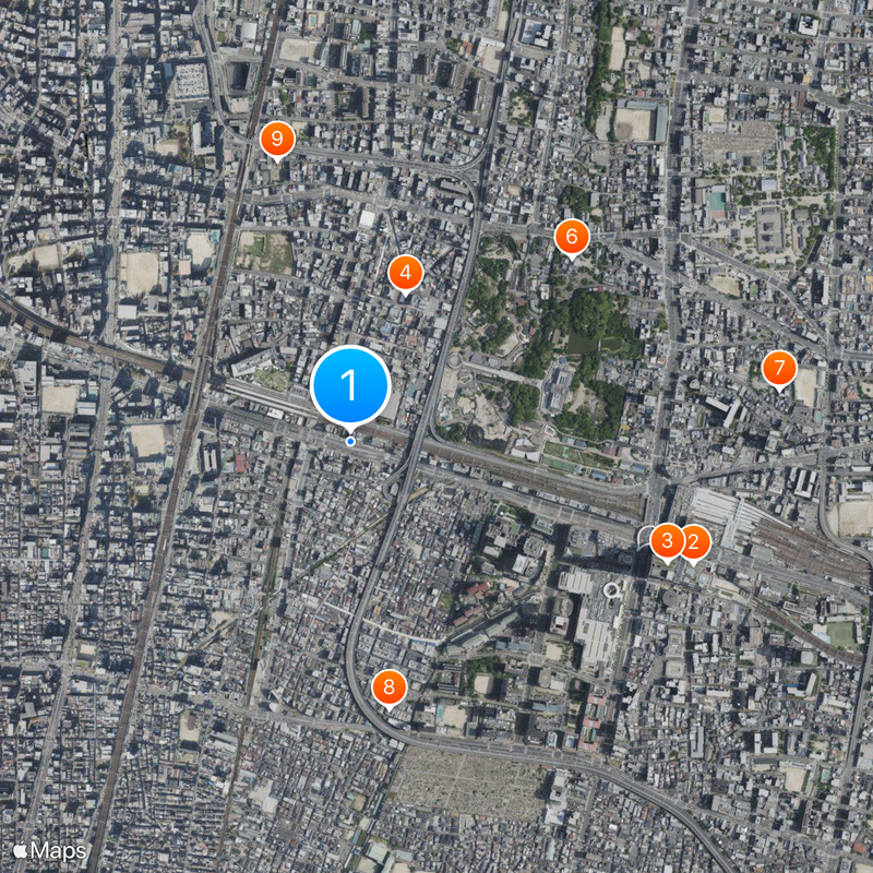 Dōbutsuen-mae Station Map
