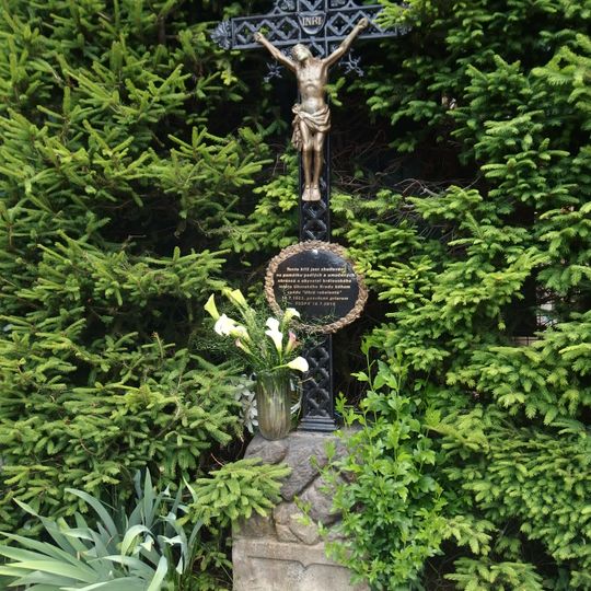 Kříž v Hradební ulici v Uherském Brodu