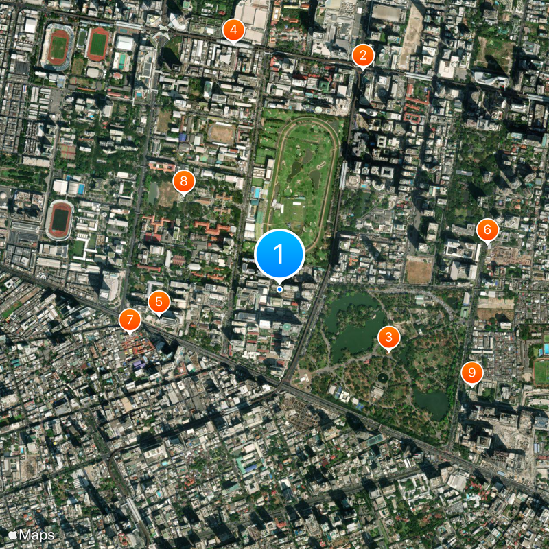 Faculty of Medicine, Chulalongkorn University Map