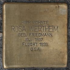 Rosa Wertheim geb. Friedmann
